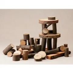 DECOR デコア社 ツリーブロックス　ほぼ未使用 楽天市場】木のおもちゃ積み木 ツリーブロックス 約2.5kg