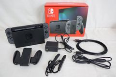 ◇NINTENDO SWITCH 任天堂スイッチ グレー 本体