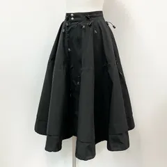 72a14 JUNYA WATANABE COMME des GARCONS ジュンヤワタナベ コムデギャルソン 2way スカート ポンチョ S ブラック AD2005 日本製 GORE WINDSTOPPERのサムネイル