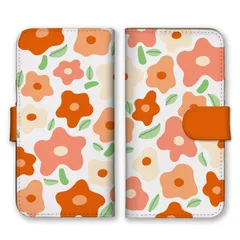 iPhone14 ケース 手帳型 アイフォン14 スマホケース 携帯ケース 花柄 フラワー かわいい 可愛い おしゃれ 大人女子 白 ホワイト 水色 カラー04