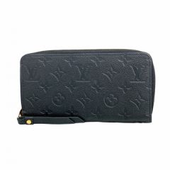 ルイ・ヴィトン(Louis Vuitton) ルイ・ヴィトン 長財布 モノグラム・アンプラント ジッピーウォレット M61864 ノワールレディース