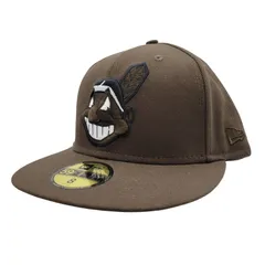 美品 レア Indians NEW ERA 59FIFTY ワフー酋長 MLB NEW ERA 59FIFTY MLB Cleveland Indians ワフー酋長 59.6