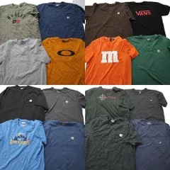 古着卸 まとめ売り ブランドMIX 半袖Tシャツ 16枚セット (メンズ 2XL ) ボス ハーレー ノーティカ リーバイス 中古 古着 NA1107