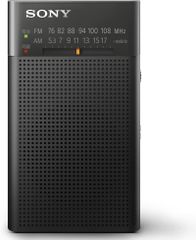 ソニー ハンディーポータブルラジオ ICF-P27 : FM/AM/ワイドFM対応 縦置き型/ロングバッテリー/電気的チューニング ブラック ICF-P27 BC