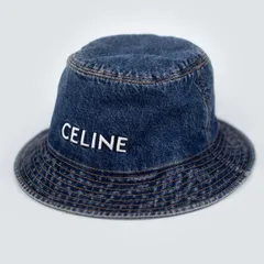 CELINE ハット　バゲハ　L デニム celine bucket hat in trail wash denim - TRAIL WASH | CELINE