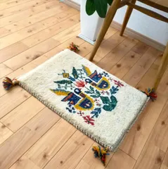 70x145cmペルシャ・キリム(6-3）じゅうたん・ギャッベ・玄関マット・ヨガ 70x145cmペルシャ・キリム(6-3）じゅうたん・ギャッベ・玄関