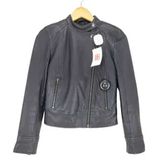ギャップ Gap 00S レザーダブルライダースジャケット レディース  XXS