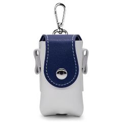 【在庫限定】簡単着脱 薄型マグネット開閉 ボールポーチ ゴルフ用品 小物入れ (ブルー) 軽量 ゴルフボールケース Renjzle