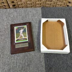 台座付き Eric Chavez トレーディングカード　Athletics アスレチックス　topp