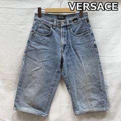 VERSACE ヴェルサーチ パンツ ショートパンツ ジーンズクチュール デニム ハーフ ショート パンツ ライトインディゴ