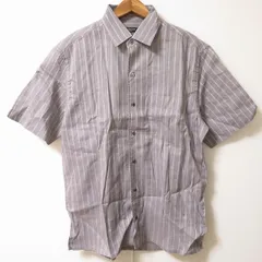 #snc ジバンシィ GIVENCHY 半袖シャツ 39 グレー系 ストライプ イタリア製 メンズ [937815]のサムネイル