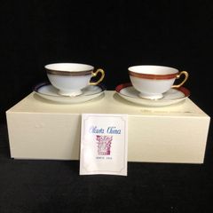 未使用 大倉陶園 ゴールドウィング カップ＆ソーサー 2客
