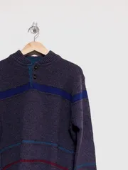 【PENDLETON】70s ヘンリーネックニットセーター L ペンドルトン ヴィンテージ 古着
