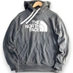 【S】【M】新品 THE NORTH FACE ノースフェイス ストレッチ ビッグロゴ ALAMO HOOD PULLOVER フーディー プルオーバー パーカー ダークグレー