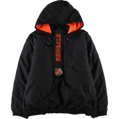 古着 90年代 スターター Starter NFL CINCINNATI BENGALS シンシナティベンガルズ 中綿ジャケット パファージャケット メンズXL/eaa372172のサムネイル