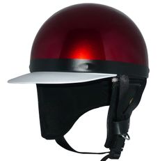 新品！ ZK-180 ヘルメットコルク半風半帽【キャンディレッド】コルク不使用で軽量！SG公認 PSC認可！125cc以下対応　チャック式着脱耳当て装備 盗難防止金属ホルダー フリーサイズ(57～60㎝)  