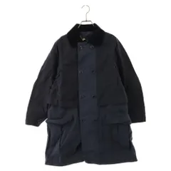 AIGLE (エーグル) ×Nigel Cabourn LA REDINGOTE ナイジェルケーボン オイルドロングジャケット ネイビー E1621のサムネイル