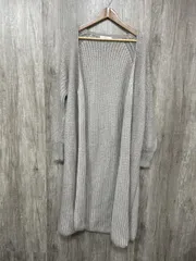 JOURNAL STANDARD ジャーナルスタンダード モヘア混 ロング カーディガン グレー ◆■ レディース