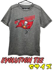 EVOLUTIONTEE　メンズ　半袖Tシャツ　ドクロプリント　薄手　グレー　小さめ　Sサイズ　U-422