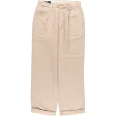 古着 ラルフローレン Ralph Lauren POLO by Ralph Lauren ツータック コットン スラックスパンツ メンズw33相当/eaa585449