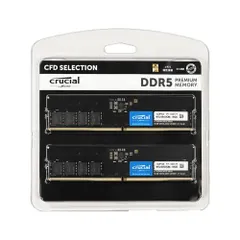 【中古】CRUCIAL DDR5-4800MHz 64GB (16GB×4) Crucial 16GB DDR5 RAM, 4800MHz CL40 Desktop Memory, UDIMM
