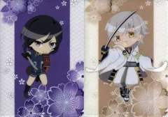 【中古】クリアファイル 薬研藤四郎＆鶴丸国永 A6クリアファイル(2枚入り1セット) 「活撃 刀剣乱舞×ufotable cafe 本編 第5期」