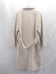 ◇ ⊇ FAbRICA ファブリカ ウール、カシミヤ混合 長袖 コート サイズ38 ベージュ系 レディース E  【1503060044131】