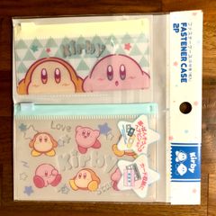 新品　星のカービィ　ファスナー付　ビニール　ケース　小物整理　小物入れ