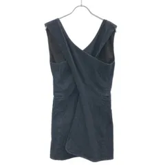 CLANE クラネ BACK CROSS DENIM BISTIER バッククロスデニムベスト 14122-4252 インディゴブルー 2