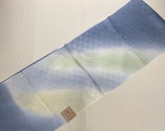 お洒落　ぼかし　帯揚げ　暈し　小紋　地紋　おびあげ　正絹　絹