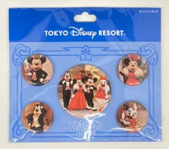 東京ディズニーシー カンバッジセット BIG BAND BEAT ミッキー&フレンズ(実写) 2017