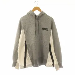 ナイキ NIKE × サカイ sacai NRG HOODIE パーカー プルオーバー 切替 長袖 L グレー 白 黒 /MI ■OSのサムネイル