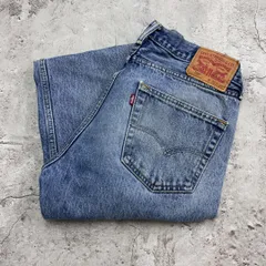 リーバイス505　テーパード　ジーンズ　古着　デニムパンツ　インディゴ　W33