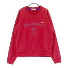 サイズ：M MUNSING WEAR マンシングウェア ;2024年モデル スウェットトレーナー ロゴ  レッド系 [240101357255] ゴルフウェア レディース ストスト