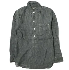 RRL ダブルアールエル POLKA DOT LINEN PULLOVER SHIRTS ポルカドットリネンプルオーバーシャツ 282511974001 3 BLACK Double RL レディース 長袖 トップス g18090