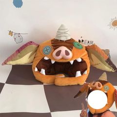 ボコブリン コスプレ 道具 帽子 ボコブリン被り物 仮装  キャップ かぶり物 ぬいぐるみ マスク ヘルメット 変身 目出し帽 オシャレ 可愛い 面白い 人気 グッズ コレクション イベント ライブ クリスマス ハロウィン 誕生日 プレゼント (フリーサイズ)