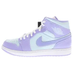 NIKE (ナイキ) AIR JORDAN 1 MID PURPLE AQUA エアジョーダン1 ミッド パープルアクア ハイカットスニーカー パープル/ホワイト US10/28cm 554724-500