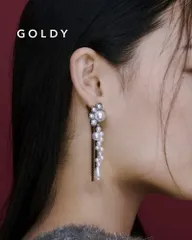 GOLDY/ゴールディ/デコラティブ モノトーン ピアス/アクセサリー/1241102