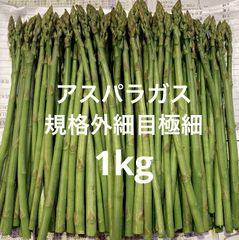アスパラガス新鮮　規格外細目極細　1kg