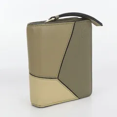ロエベ パズル レザー コンパクトウォレット ベージュ LOEWE ロエベ パズルスリムコンパクトウォレット 2つ折り財布 レザー