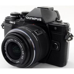 オリンパス ミラーレス OLYMPUS OM-D E-M10 Mark II レンズキット ブラック 中古 Wi-Fi搭載 新品SDカード付き 届いてすぐに使える