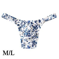 ナルズ ユニセックス 男女兼用 ショーツ ジェンダーレス Tバック 下着 柔らか 2wayストレッチ ブルーローズ 日本製 M L サイズ Nars 01650