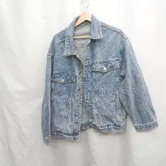 ◇ ⊆ セレクトモカ ベーシック　カジュアル 長袖 デニムジャケット サイズF インディゴブルー敬 レディース E  【1505220005457】