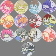 【中古】バッジ・ピンズ 全13種セット 「ラブライブ!虹ヶ咲学園スクールアイドル同好会×サンリオキャラクターズ 織刺繍缶バッジ」