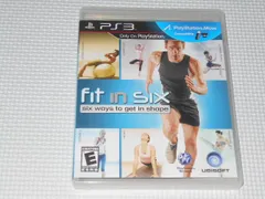 PS3★Fit in Six six ways to get in shape 海外版 北米版★箱付・説明書付・ソフト付★動作確認済