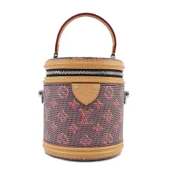 【天白】【LOUIS VUITTON】ルイヴィトン カンヌ モノグラム LVポップ ハンドバッグ ショルダーバッグ 2WAY M55457 ブラウン/ピンク シルバー金具 バッグ レディース 鞄【中古】