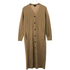 theory セオリー Lana Cash Full Lngth Cadi ウールカシミヤフルレングスニットカーディガン 01-3303712-340-902 ブラウン S