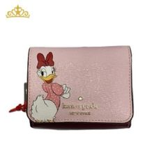 kate spade new york × ディズニー コンパクトウォレット ケイトスペードニューヨーク デイジー コラボ 3つ折り財布 レディース