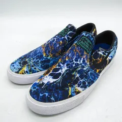 ナイキ スニーカー スリッポン ローカット SB ZOOM JANOSKI  CJ7760-900 シューズ 靴 メンズ 26サイズ ブルー系 NIKE 【中古】