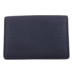 COACH コーチ 名刺入れ E2230 91308 ロゴ型押し カードケース 名刺入れ ネイビー系【中古】のサムネイル